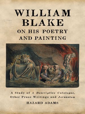 cover image of William Blake on His Poetry and Painting